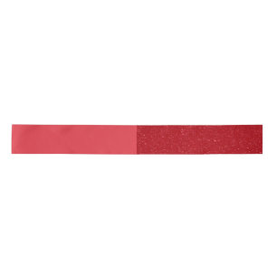 Custom Tomato Red Satin Ribbon – Glitter End