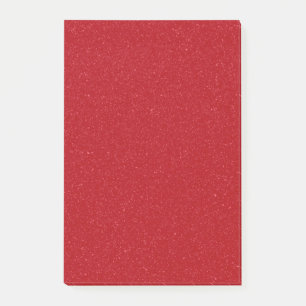 Custom Tomato Red Speckle Sticky Post-It Notes