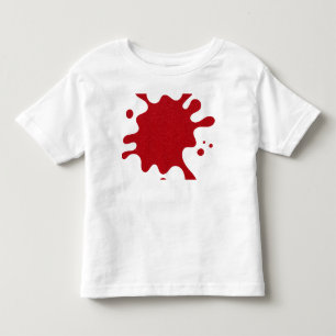 Custom Tomato Red Splat Toddler Tee