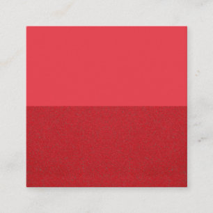Custom Tomato Red Split Square Card