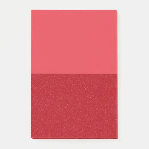 Custom Tomato Red Split Sticky Post-It Notes