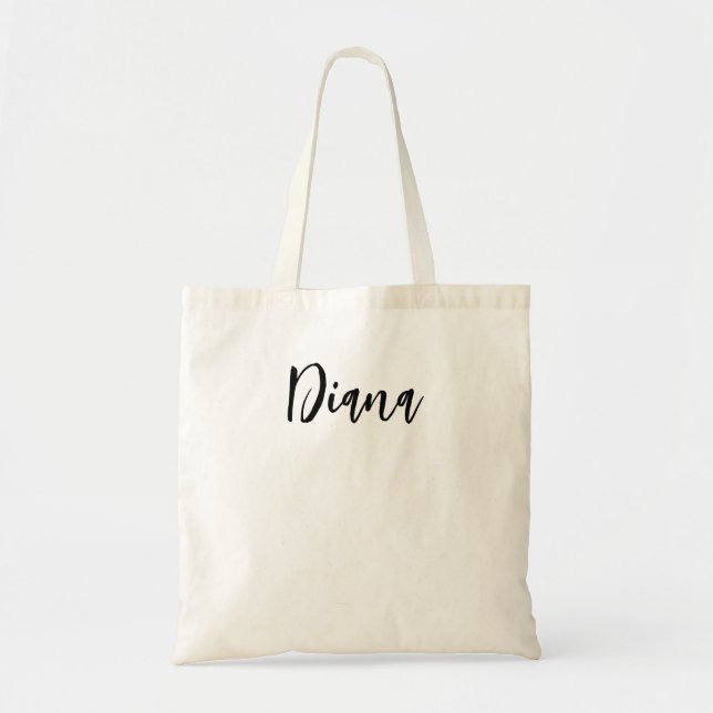 Custom Tote Bag, Canvas Tote Bag,Personalised Name Bag (Front)
