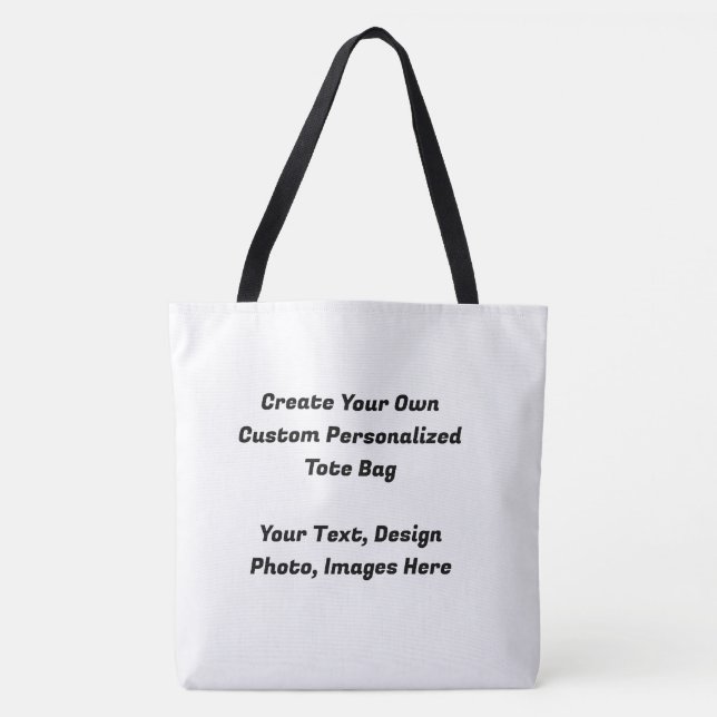 Custom Tote Bag - Design Your Own Aesthetic (Front)