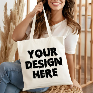 Custom Tote Bag With Your Team Logo Picture Design