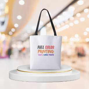 Custom Tote Bags with Logo - Personalised Photo 