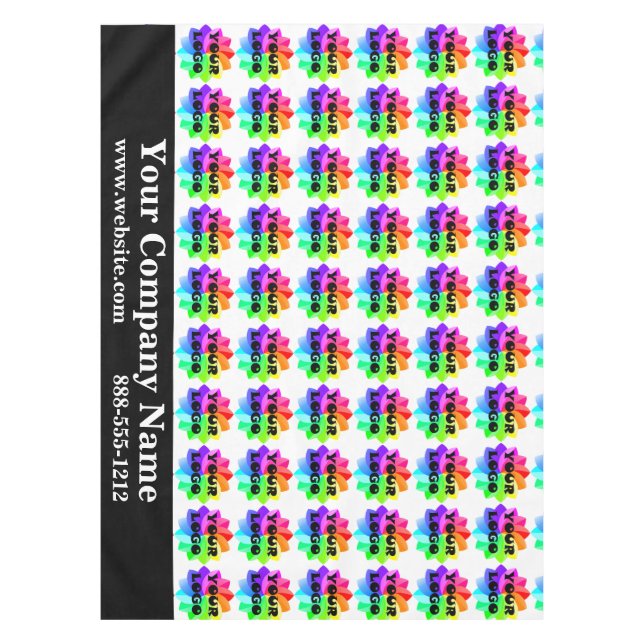 Custom Trade Show Tablecloth Your Logo Business (Front)