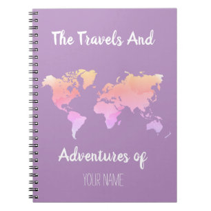 Custom Travel-Inspired Notebook