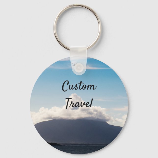 Custom Travel Key Ring (Front)