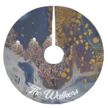 Custom Tree Skirt, Brushed Polyester