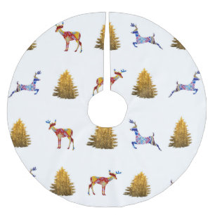 Custom Tree Skirt Colourful Christmas Mood