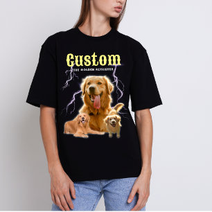 Custom Trendy Bootleg Personalised Dog Photo 90s Sweatshirt
