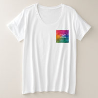 Custom Trendy White Colour Template Upload Image