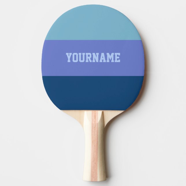 Custom Tri-Colour ping pong paddle (Front)