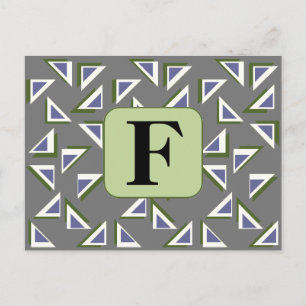 Custom Triangles Postcard