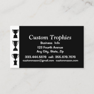 Custom Trophies Business Card