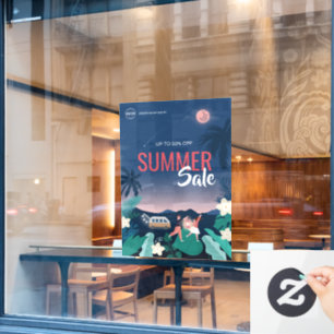 custom Tropical Palm Summer Sale Business Ads