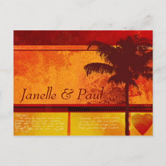 Custom Tropical Palm Tree Cards