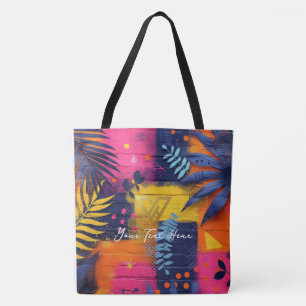 Custom : Tropical Sunset Personalised Tote