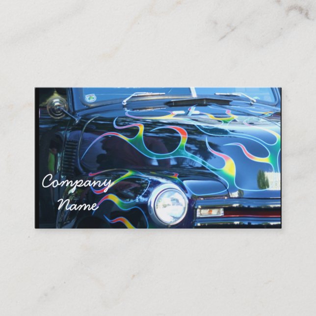 Custom truck business cards (Front)