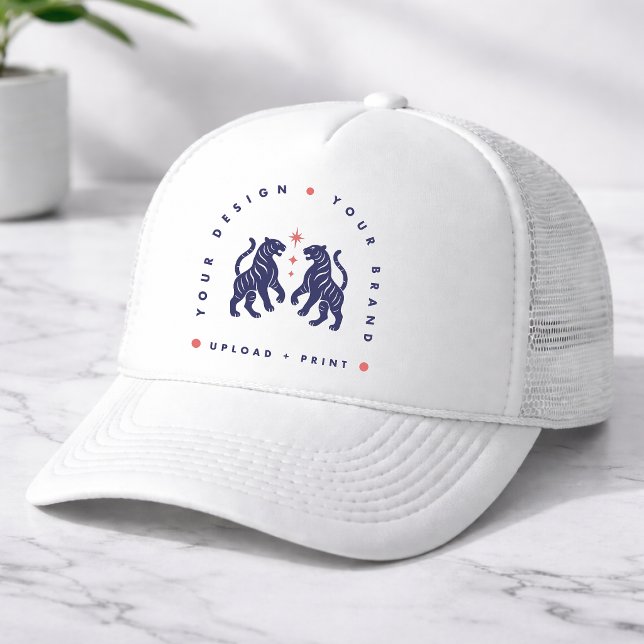Custom Trucker Hat | Your Design Upload Cap (Upload your artwork and turn this hat into custom merch, team workwear, or a stylish gift)