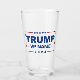 Custom Trump Vice President 2024 Glass