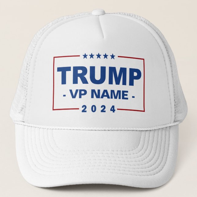 Custom Trump Vice President 2024 Trucker Hat (Front)