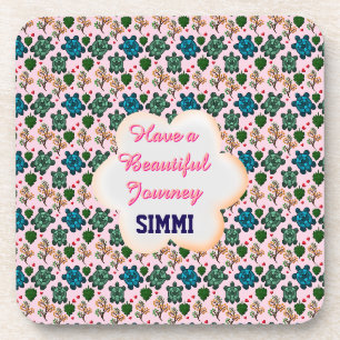 Custom turtle pattern coaster