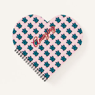 Custom turtle pattern Sherpa Blanket Notebook