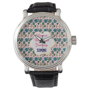 Custom turtle pattern watch