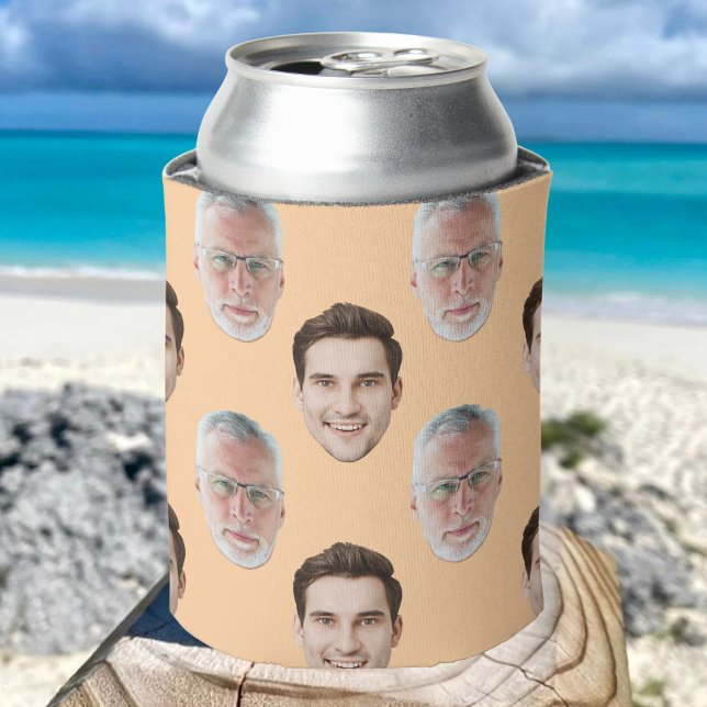 Custom Two Face 20th 30th 40th 50th Birthday Party Can Cooler (Creator Uploaded)