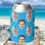 Custom Two Face 20th 30th 40th 50th Birthday Party Can Cooler<br><div class="desc">Custom Two Face Happy Birthday Decoration Supplies Party Hat</div>