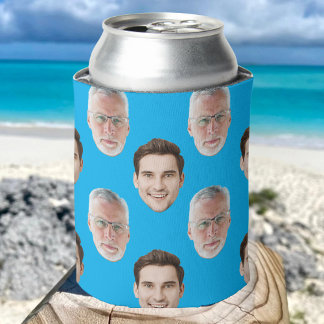 Custom Two Face 20th 30th 40th 50th Birthday Party Can Cooler