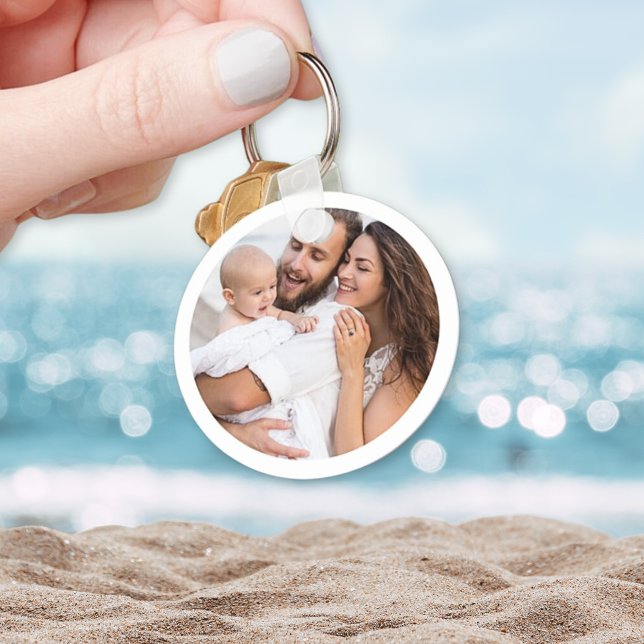 Custom Two Photo Double Sided Aluminium Keychain (Creator Uploaded)