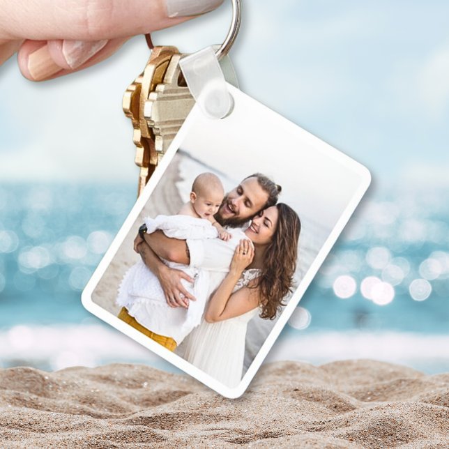 Custom Two Photo Double Sided Aluminium Keychain (Creator Uploaded)