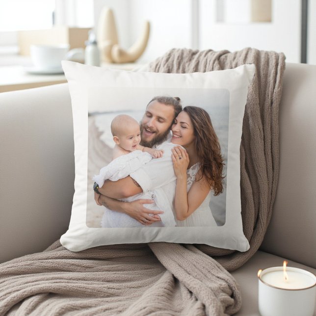 Custom Two Photo Double Sided Family Cushion (Creator Uploaded)