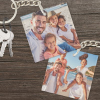 Custom Two Photo Double Sided Family Photo