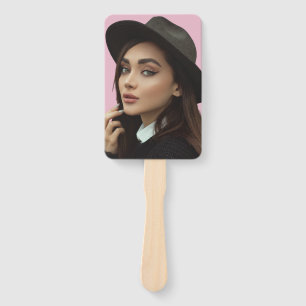 Custom Two Photo Graduation Party Event  Hand Fan