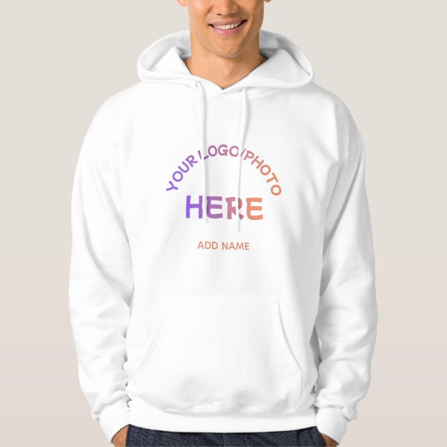 Custom Two-Sided Corporate Logo Name Hoodie (Front)