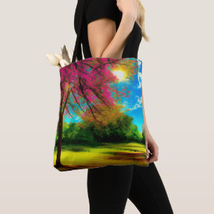 Custom Two-Sided Nature Personalised Image Tote Bag