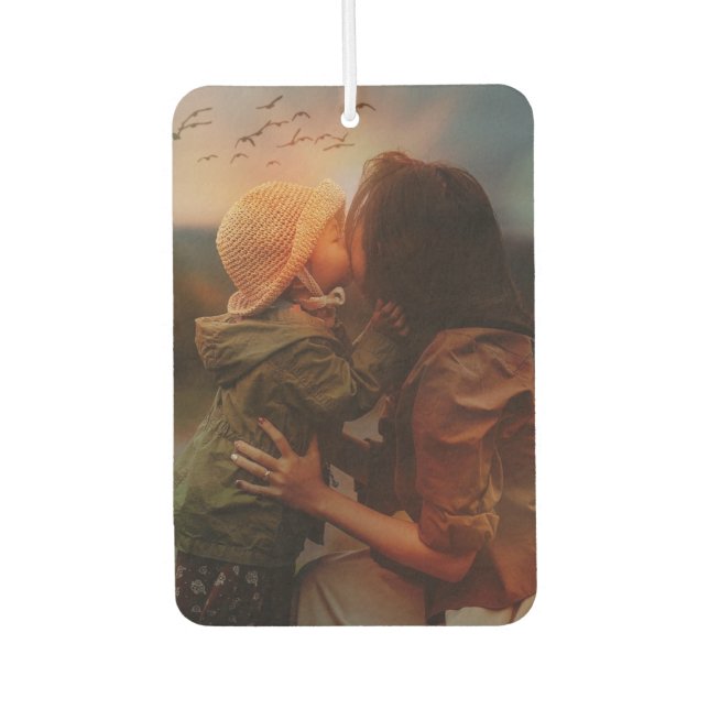 Custom Two-Sided Photo Car  Car Air Freshener (Front)