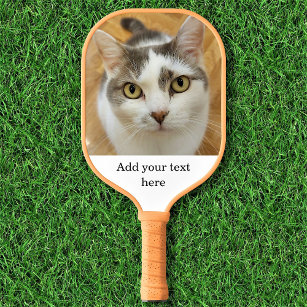 Custom Two-Sided Photo Name Text Personalised Pickleball Paddle