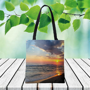Custom Two-Sided Photo Personalized Tote Bag