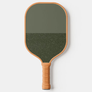 Custom Two-Tone Moss Green Pickleball Paddle