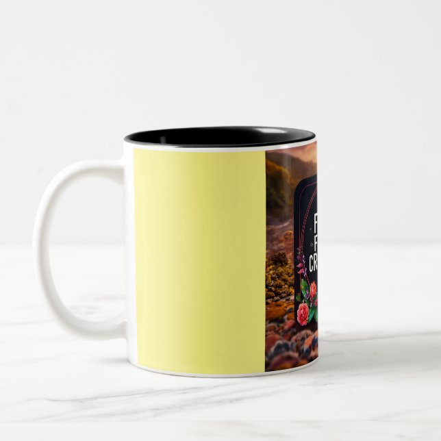 "Custom Two-Tone Mug | Stylish & Personalised Coff (Left)