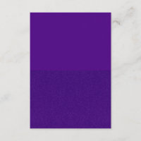 Custom Two-Tone Purple Enclosure Card