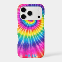 Custom Tye-Dye Retro Colourful Unisex Add Name