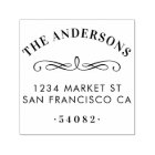 Custom Typography Family Name & Return Address