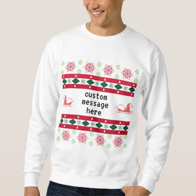 Custom Ugly Christmas Sweater (Front)