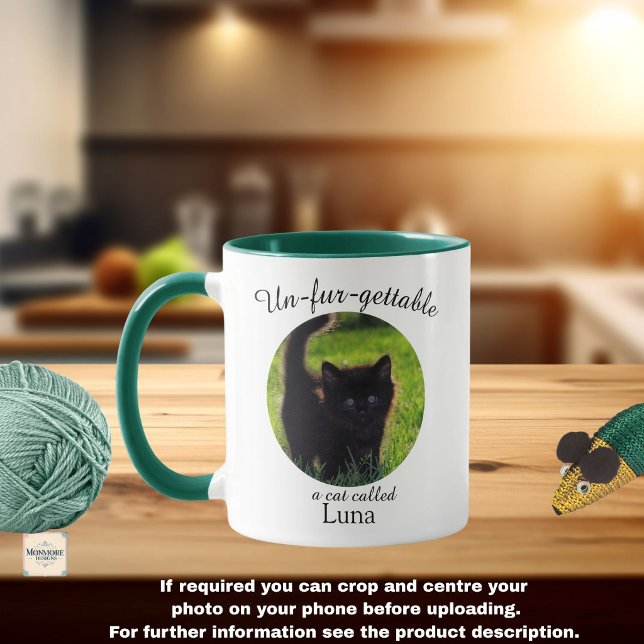 Custom Un-Fur-Gettable Photo Cat Mug  (Creator Uploaded)