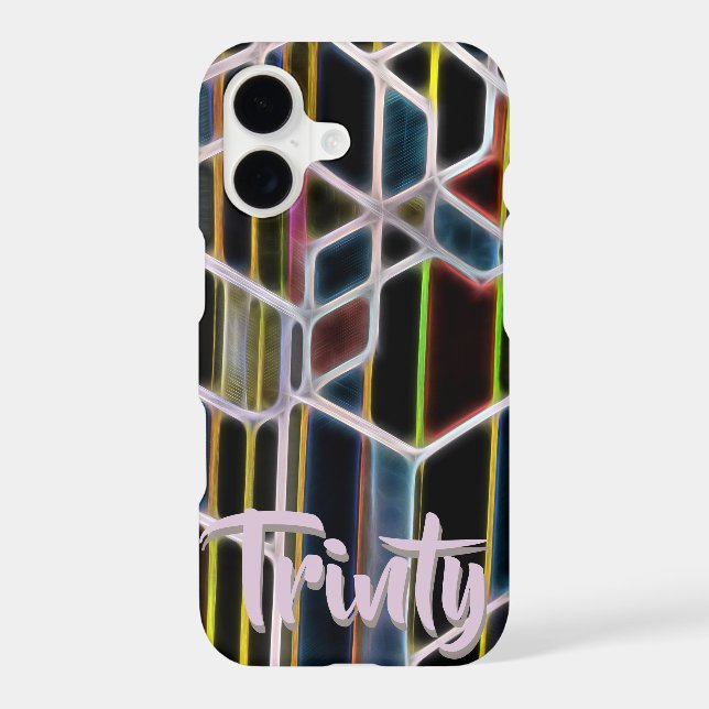 Custom unique artistic geometric Iphone x case (Back)